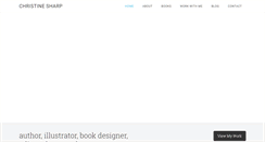Desktop Screenshot of christinesharp.com