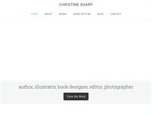 Tablet Screenshot of christinesharp.com
